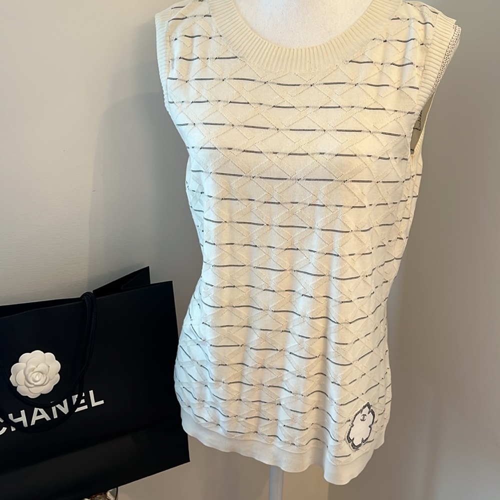 CHANEL TANK TOP SIZE 42 - Picture 5 of 12